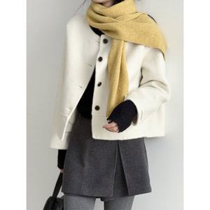 [헤레이스]절개 핸드메이드 울코트_YMSH25FW280