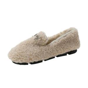 [라일리] Rly 뽀글이로퍼 털안감 여성로퍼 따듯한 겨울로퍼 모카