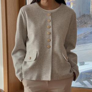 빅사이즈 501 레스트노카라트위드자켓 DGOT643