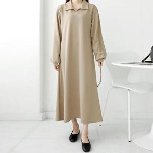 빅사이즈 501 클로즈백리본카라원피스 DART697