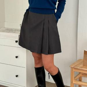 빅사이즈 502 어스백밴딩핀턱치마바지 DYPT775