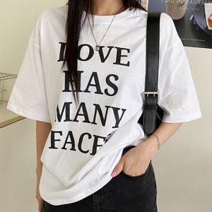 빅사이즈 503 프론트러브나염반팔티 DBUO170