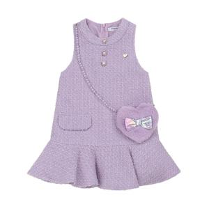 [프렌치캣(정상)]연보라 블링퍼가방원피스(Q55DCO110)