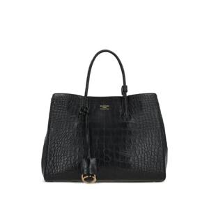 발렌시아가 Hampton Carry All crocodile effect leather tote bag 10413249888520 TP721096150