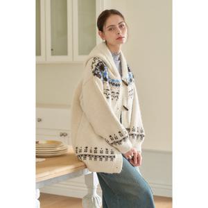 [미니마리]숄더패턴더플가디건 (MMA4CD09)