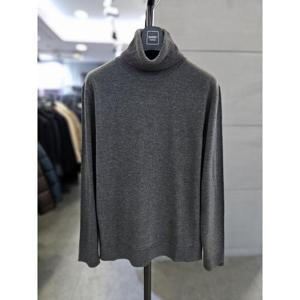 바쏘옴므 세이브존03 바쏘옴므 남자 겨울 터틀넥 그레이 니트 폴라티 WSAFZ4WN08A