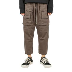 릭오웬스 DU02D2371 RIG 34 다크쉐도우 포터빌 크리치 드로스트링 저지 팬츠