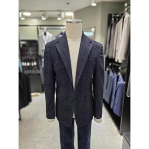 파렌하이트 세이브존03 파렌하이트 가을 겨울 블루 멀티체크 패턴 셔닐 자켓 FJ-AGHEAX4107-0