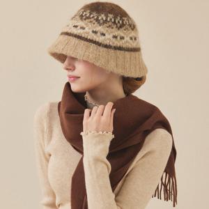 [매긴]노르딕 니팅 울 버킷 햇_PBMF5W1AC9031