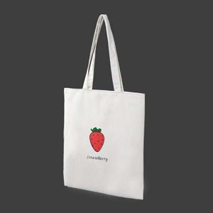 데일리 딸기 캔버스백보조가방 지퍼형 에코백 에코백 지퍼에코백 지퍼형에코백 캔버스백 l