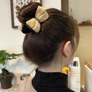 [SBC69YM]리본포니테일 앞머리집게핀 집게핀