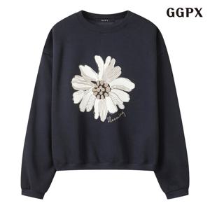 [GGPX] 기모 라운드넥 프린팅 긴팔 티셔츠 (GPDLW006D)