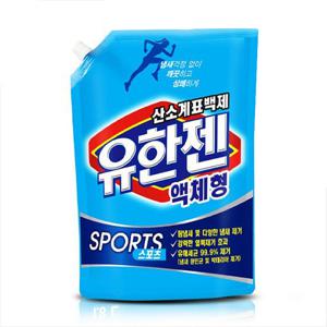 유한젠 액상 액체 세제 스포츠 리필 1.1L x 3개