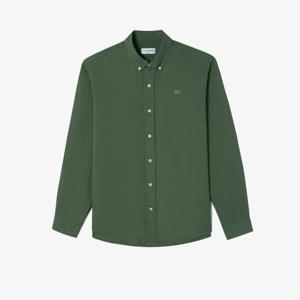 [라코스테공식] 남성 솔리드 린넨 셔츠 CH669E-55G LA6