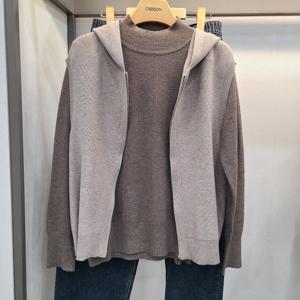 [크레송]후드 캐주얼 짚업 조끼 NWCGNG87B_US