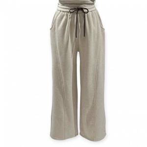 [트위]밴딩 절개라인 기모 와이드 팬츠 TNKDFPT010