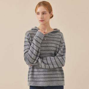 [매긴]스트라이프 후드 니트_PBMF5W1KT2251