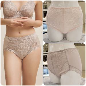 [비비안]가격인하 배위로 올라와 감싸주는 빅사이즈 면레이스팬티 SBP1949B