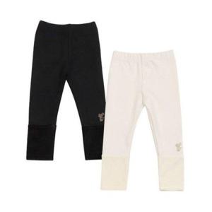 [프렌치캣(백)]골지 배색 레깅스 2종택1(Q55DDP120DP130)