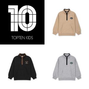 [탑텐키즈]MKF4TR3002 공용) 플리스 아노락 스웨트셔츠