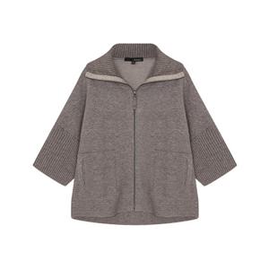 [보니스팍스]   하이넥 집업 니트 가디건 B3G42KCD010