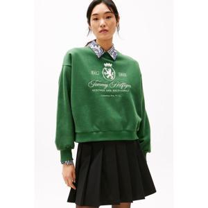 [타미힐피거(여성)]크레스트 로고 스웨트 셔츠 T22F9TTO090WT1