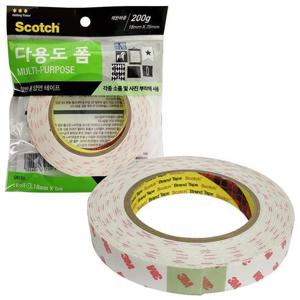 부착테이프 3M 다용도 폼 양면테이프 (18mmx5m) GN150 접착