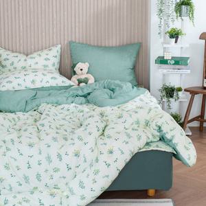 [샤이닝홈]더블리 리프메들리 모달 차렵이불 베개세트 Q