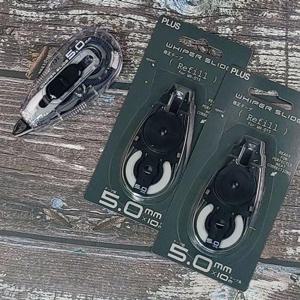 수정테이프리필 플러스 10m 슬라이딩 2WAY 수정테이프 본체1+리필 2개