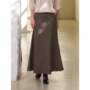 [GGPX]헤링본 무드 플레어 롱 스커트 (GPCWH013D)