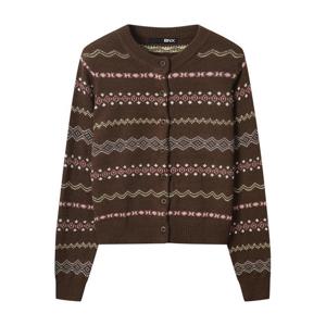 [비엔엑스]패턴 스트라이프 버튼업 긴팔 가디건 (BX3CD016L0)