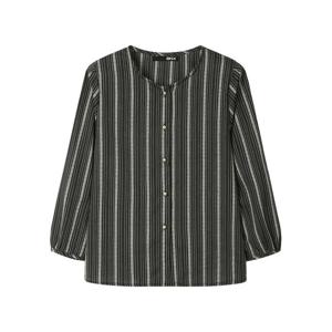 [비엔엑스]세로 스트라이프 루즈핏 블라우스 (BX3BL022L0)