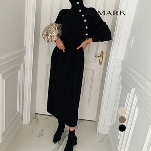 ATMARK 하이넥금장버튼니트+스트랩SET_AA59OP007G