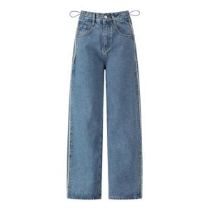 [비엔엑스]데님 허리 스트링 와이드 팬츠 (BX3PT004L0)