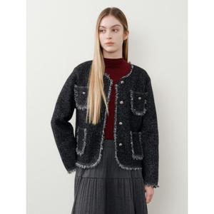 [GGPX]트위드 비스코스 니트 가디건 (GPDCK030D)