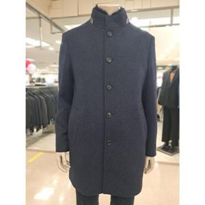 바쏘옴므 세이브존05 네이비울혼방천연모피탈부착차이나하프코트 WSY4CJ150ANYA