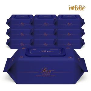 [아이러브베베]시그니앙 블루라벨 85g 66매 10팩 캡형 아기물티슈