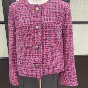 [반에이크]트위드라운드자켓 VB4XJKMD05Z_GN