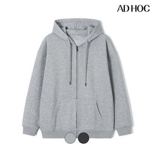 [애드호크]남성 무지 기모 후디 집업(HBBLTA1)