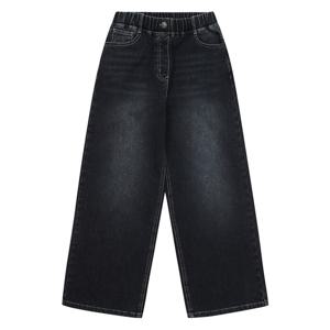 [소이][더센트럴 소이주니어] 뉴와이드 기모 다크블루진 25W0255