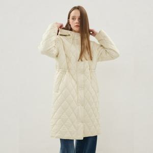 [올리브데올리브]다이아퀼팅 후드 롱패딩 OP5WMA15