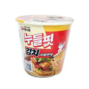 [농심] 농심 누들핏 김치사발면맛 37.5g 16개