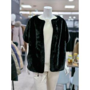 화이트호스 세이브존05 페이크퍼 노카라 자켓 A34K02