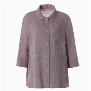 [벨리시앙]린넨 카라넥 소매7부 셔츠자켓 JK3202