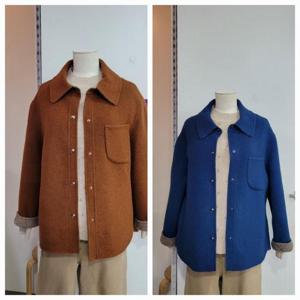 올리비아하슬러 DP01 체크안감 핸드메이드 자켓 OHEWJK102