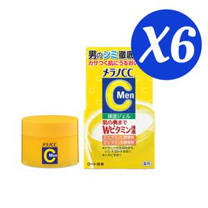 로토 멜라노CC 맨 약용 기미 케어 미백 젤 100g x6개