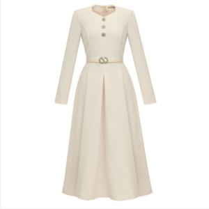 [미니멈]하트넥 버튼 원피스(MYCAWO8370 IV)_IC