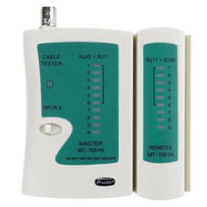 Coms PROKIT(MT-7051N) 케이블 테스터기 RJ45 TIA568A/B,RJ11