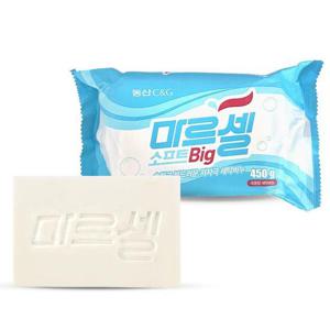 크리오 마르셀 소프트 빅 저자극 세탁 빨래 비누 450g