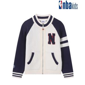 NBA키즈 DEN 바시티 니트가디건 K254KC090P-GR